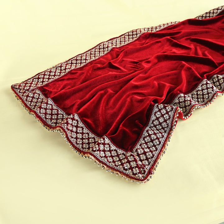 Maroon Colour Dupatta