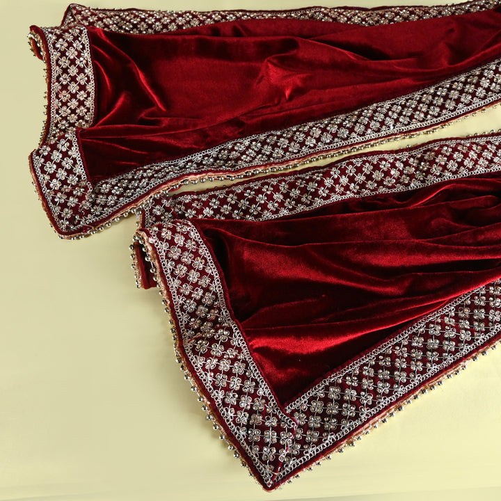 Maroon Colour Dupatta