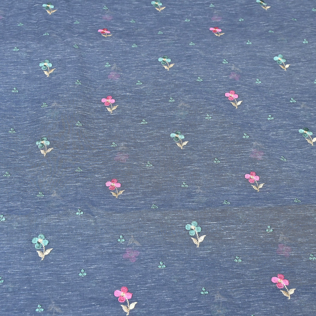 Cotton Linen Thread Embroidery Fabric 44" – Soft Breathable Designer Fabric RS0225-9A
