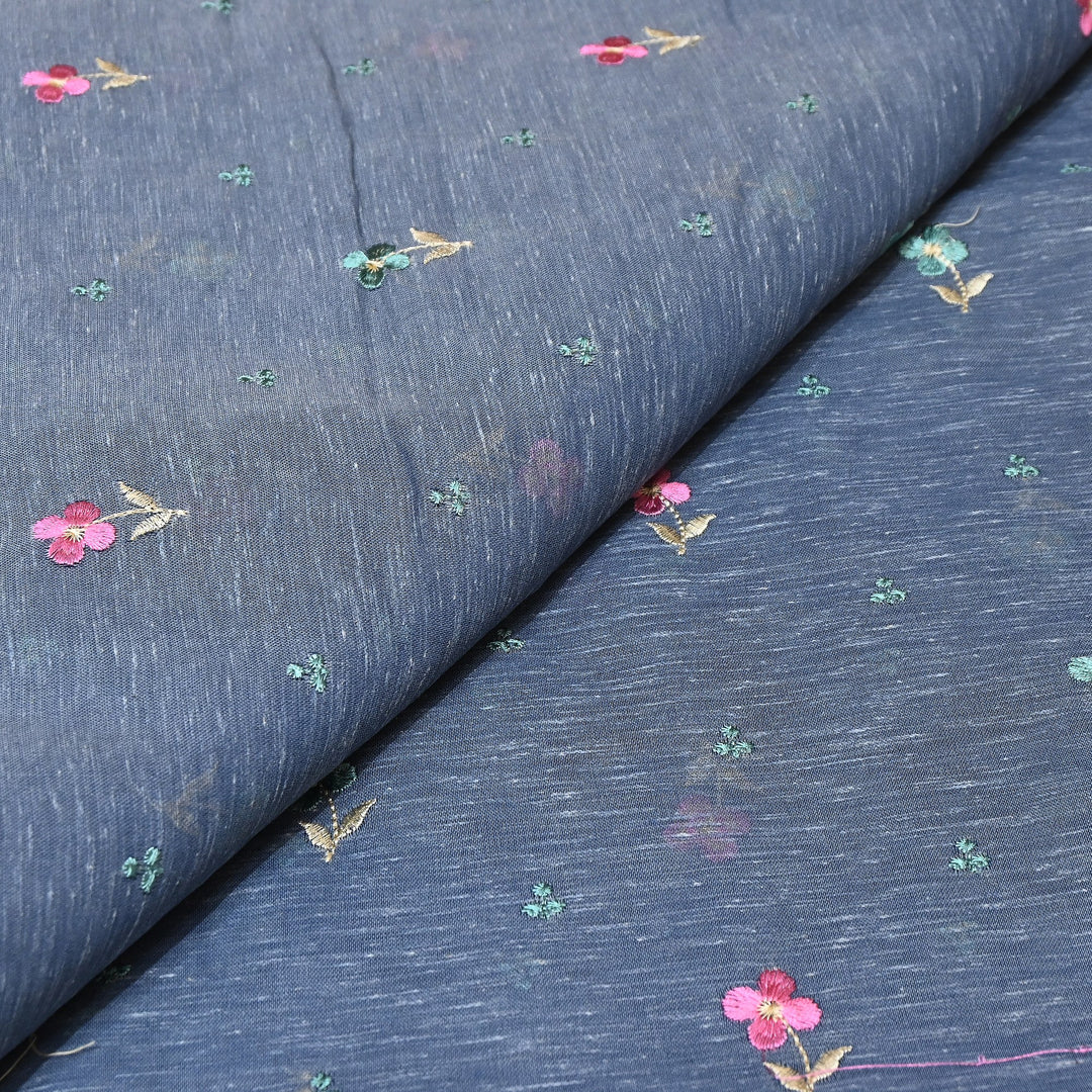 Cotton Linen Thread Embroidery Fabric 44" – Soft Breathable Designer Fabric RS0225-9A
