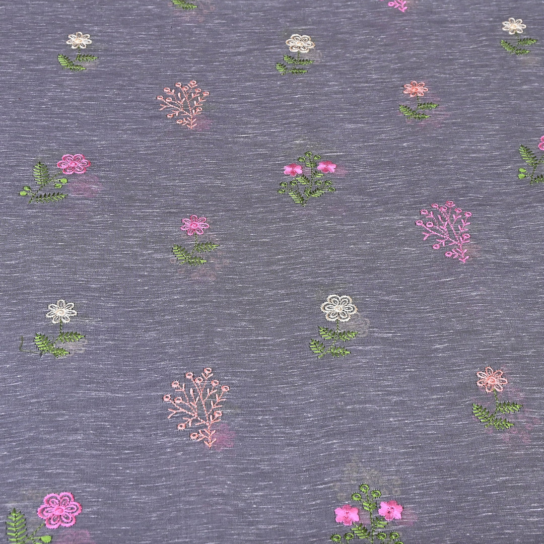 Cotton Linen Thread Embroidery Fabric 44" – Soft Breathable Designer Fabric RS0225-10A