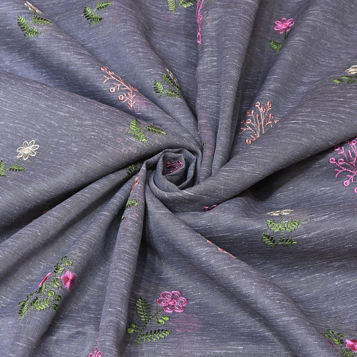 Cotton Linen Thread Embroidery Fabric 44" – Soft Breathable Designer Fabric RS0225-10A