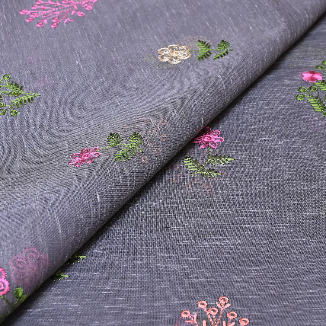 Cotton Linen Thread Embroidery Fabric 44" – Soft Breathable Designer Fabric RS0225-10A
