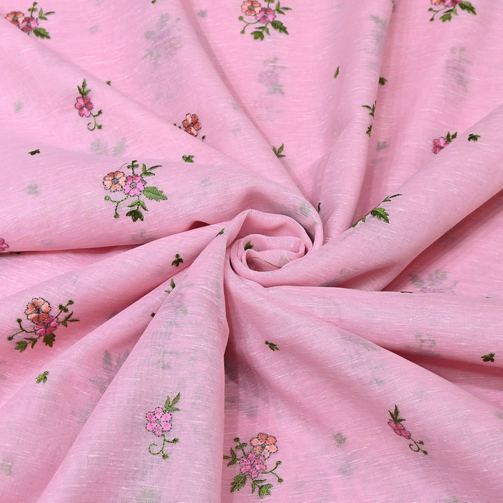 Cotton Linen Thread Embroidery Fabric 44" – Soft Breathable Designer Fabric RS0225-2A
