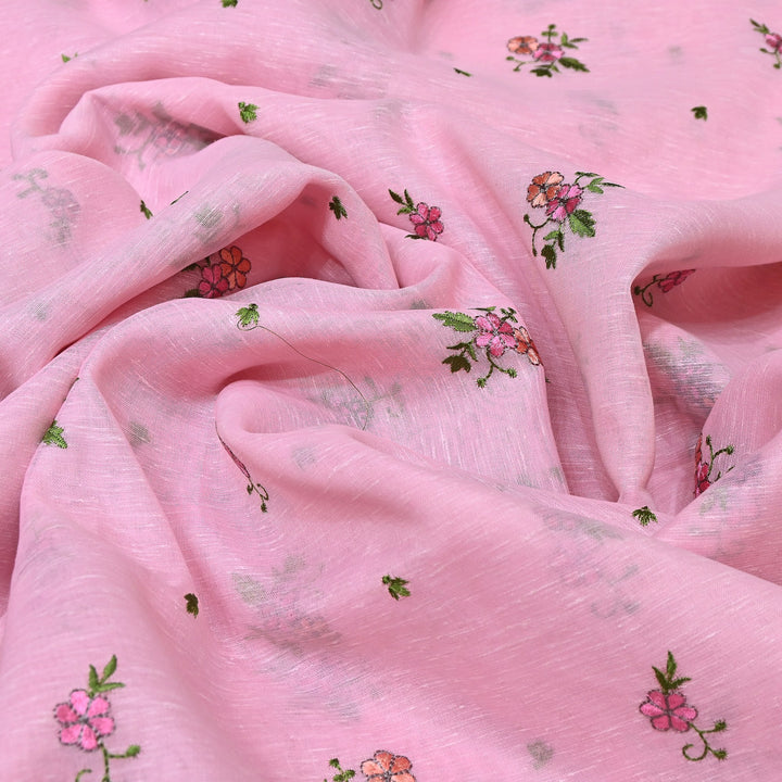Cotton Linen Thread Embroidery Fabric 44" – Soft Breathable Designer Fabric RS0225-2A