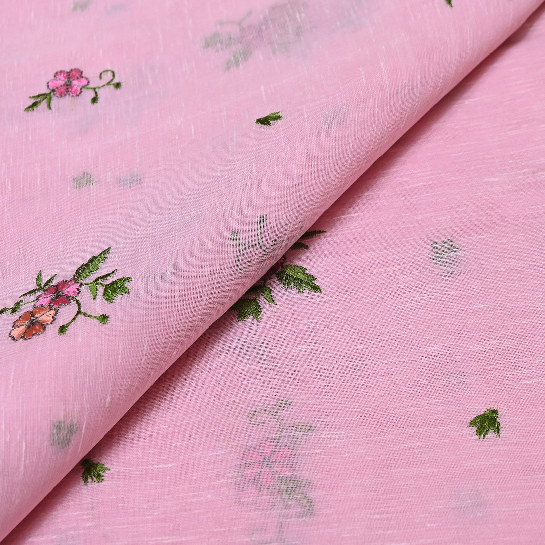 Cotton Linen Thread Embroidery Fabric 44" – Soft Breathable Designer Fabric RS0225-2A