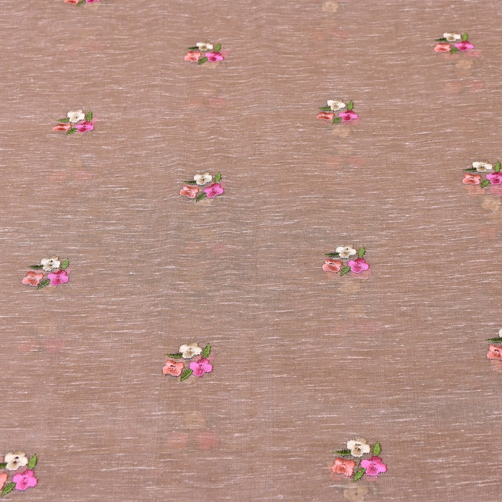 Cotton Linen Thread Embroidery Fabric 44" – Soft Breathable Designer Fabric RS0225-4A