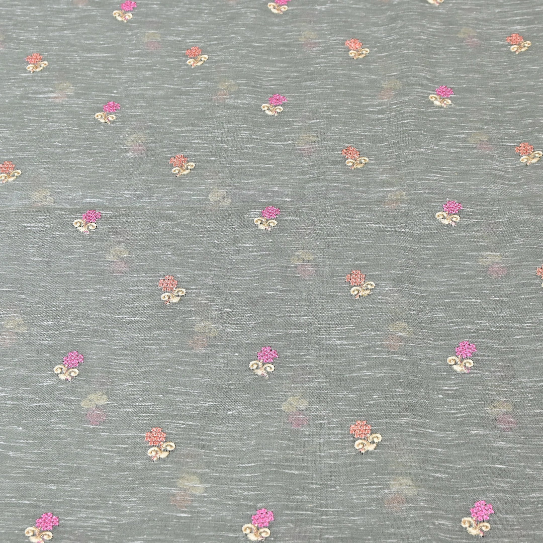 Cotton Linen Thread Embroidery Fabric 44" – Soft Breathable Designer Fabric RS0225-5A