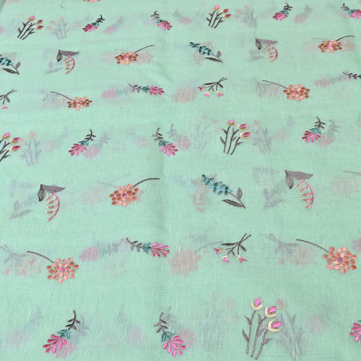 Cotton Linen Thread Embroidery Fabric 44" – Soft Breathable Designer Fabric RS0225-6A