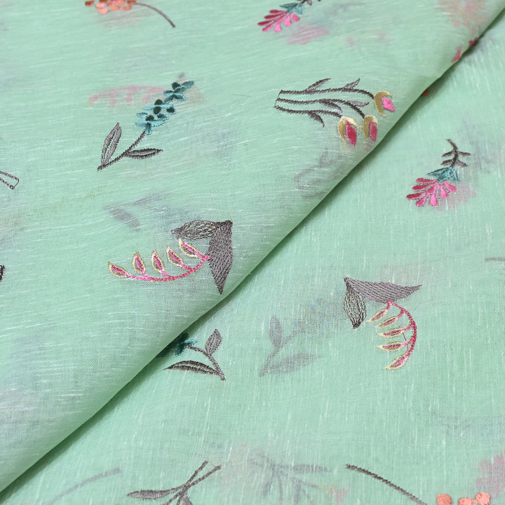 Cotton Linen Thread Embroidery Fabric 44" – Soft Breathable Designer Fabric RS0225-6A