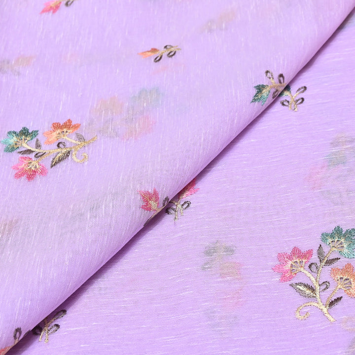 Cotton Linen Thread Embroidery Fabric 44" – Soft Breathable Designer Fabric RS0225-7A