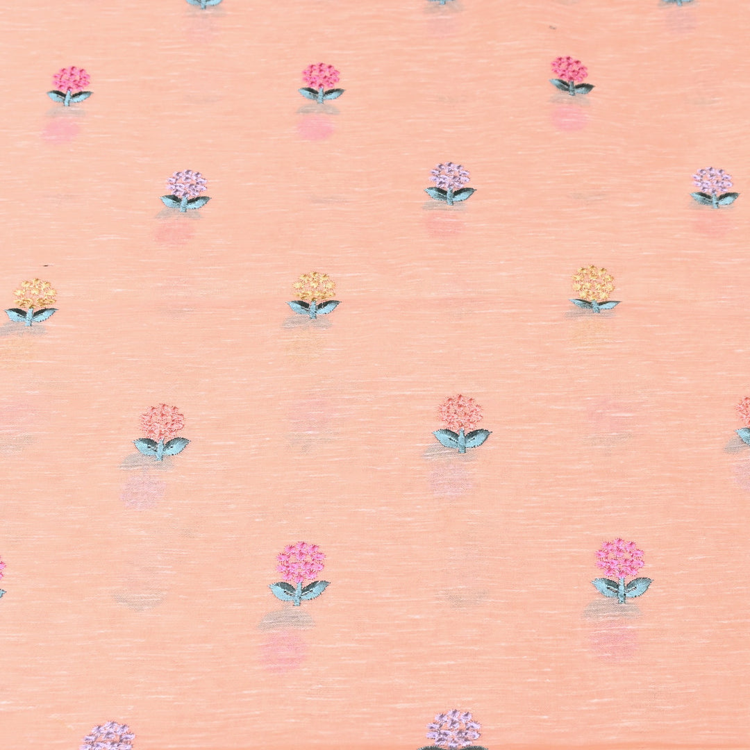 Cotton Linen Thread Embroidery Fabric 44" – Soft Breathable Designer Fabric RS0225-8A