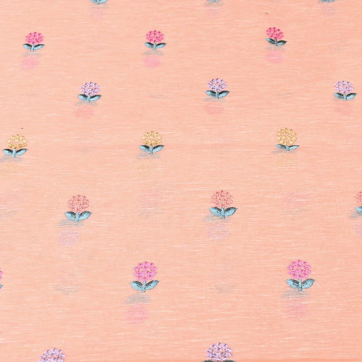 Cotton Linen Thread Embroidery Fabric 44" – Soft Breathable Designer Fabric RS0225-8A