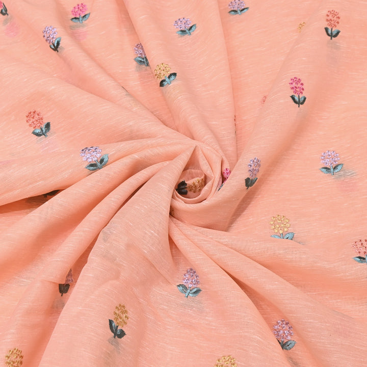 Cotton Linen Thread Embroidery Fabric 44" – Soft Breathable Designer Fabric RS0225-8A