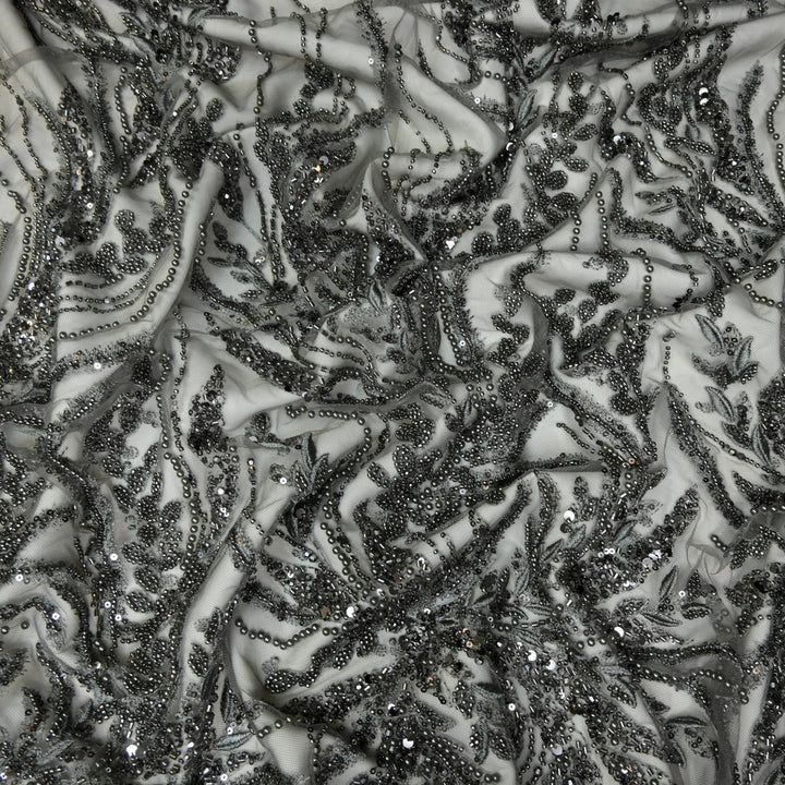 Beautiful Imported Net Cut Dana & Sequins Embroidery Fabrics