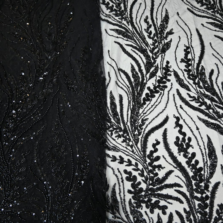 Beautiful Imported Net Cut Dana & Sequins Embroidery Fabrics