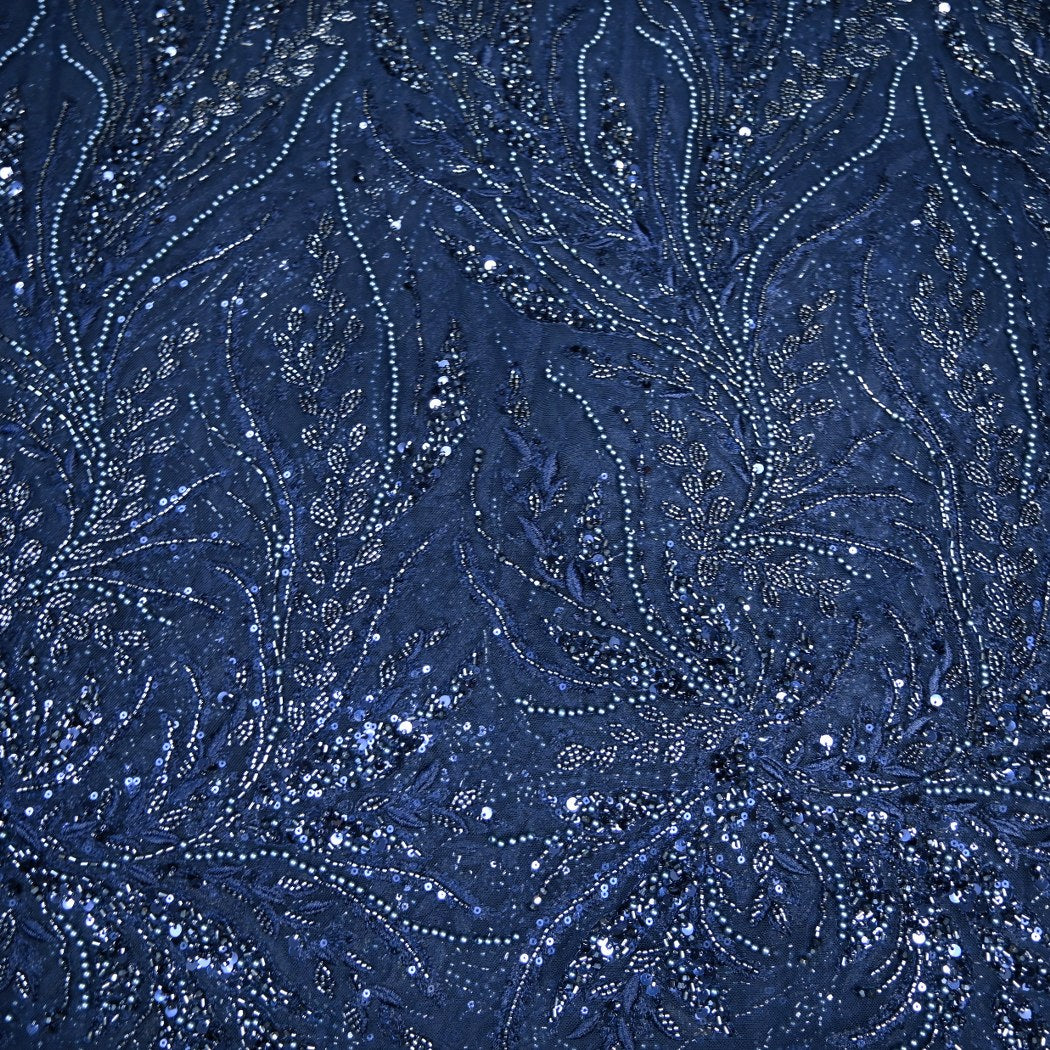 Beautiful Imported Net Cut Dana & Sequins Embroidery Fabrics