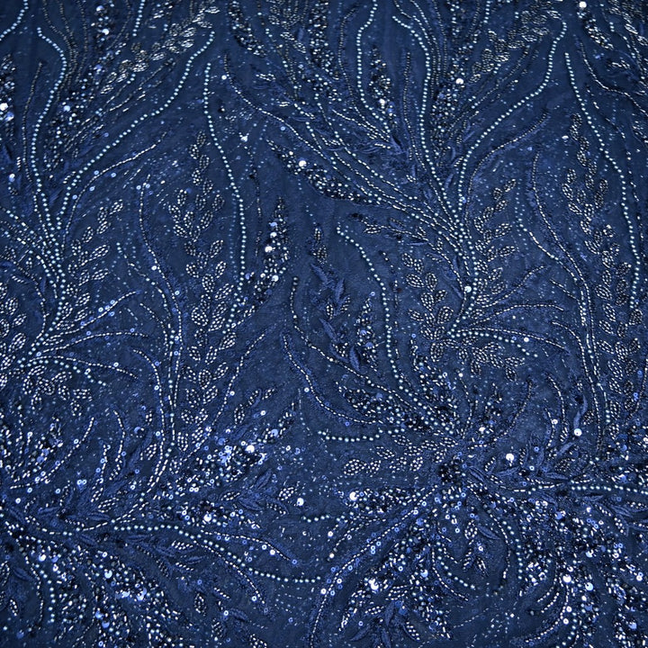 Beautiful Imported Net Cut Dana & Sequins Embroidery Fabrics