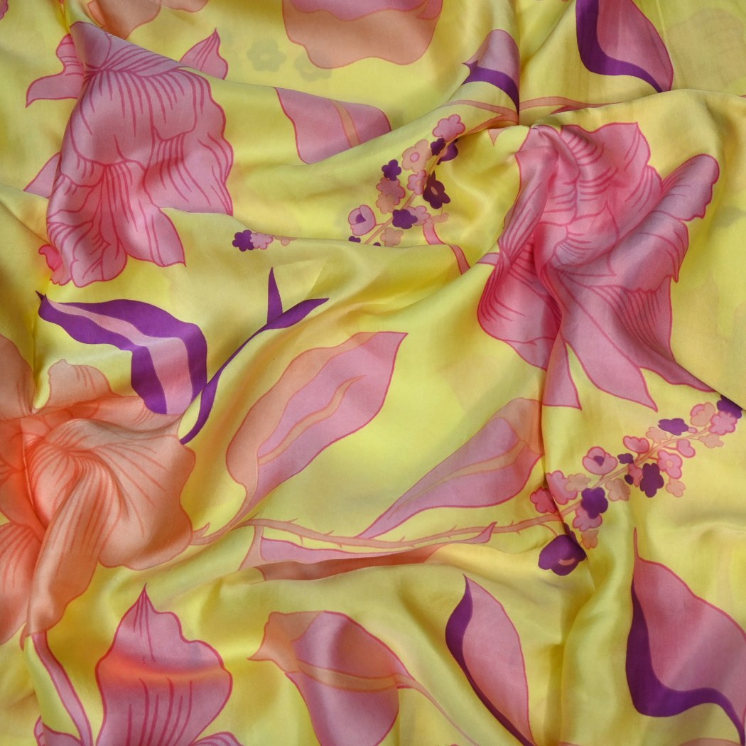Modal Silk Digital Print Fabric