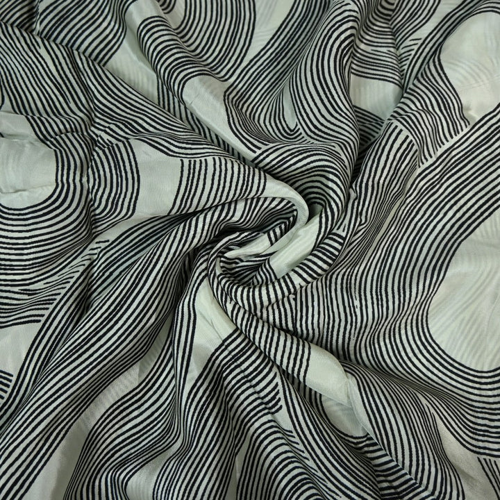 Natural Crepe Digital Print Fabrics
