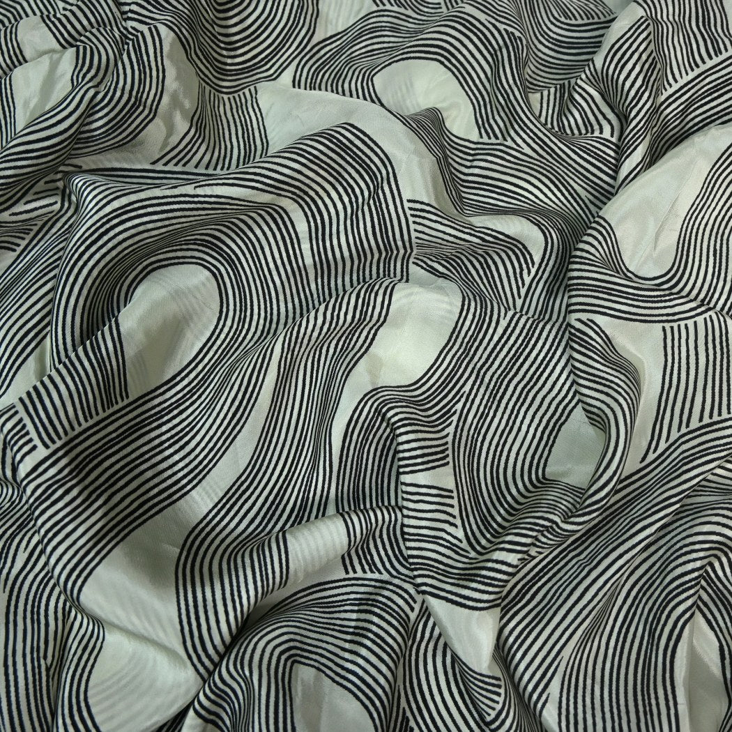 Natural Crepe Digital Print Fabrics