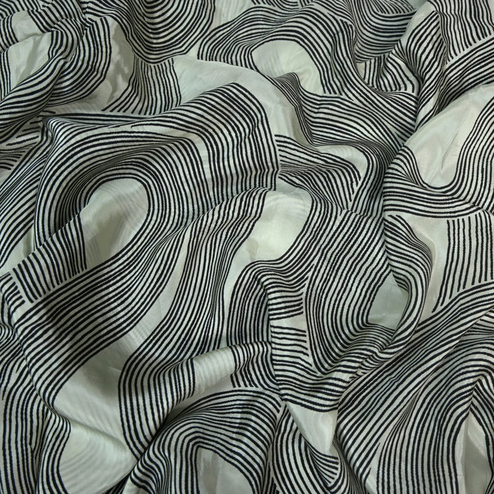 Natural Crepe Digital Print Fabrics