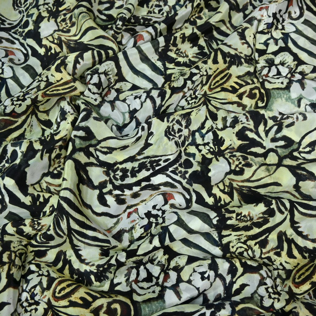 Natural Crepe Digital Print Fabrics