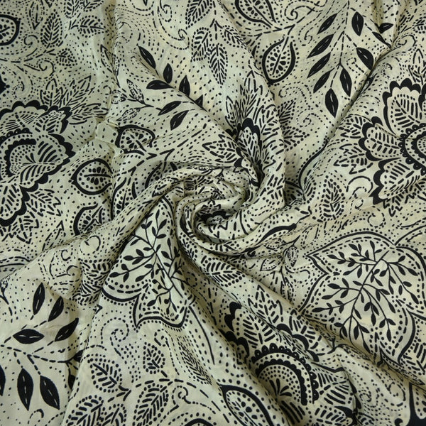 Natural Crepe Digital Print Fabrics