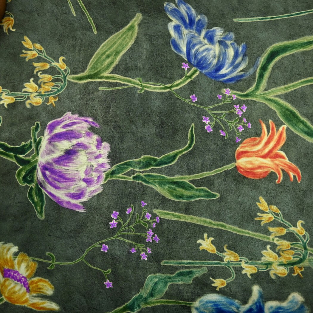 Natural Crepe Digital Print Fabrics