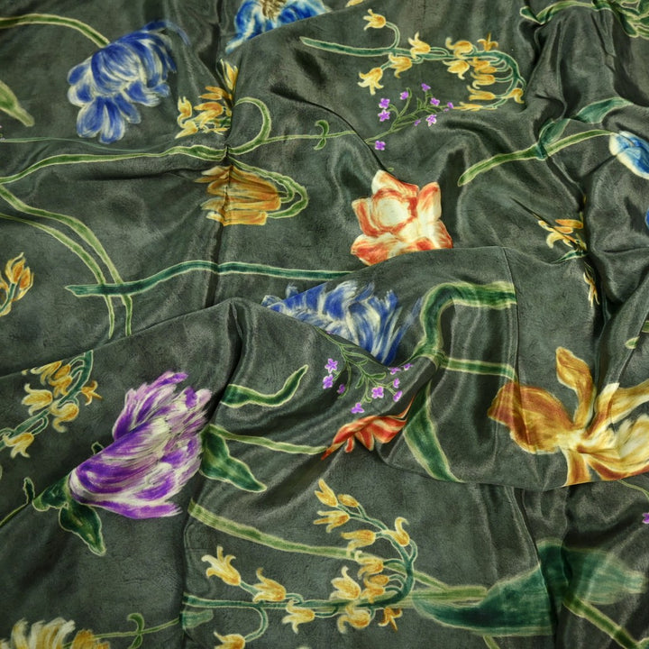 Natural Crepe Digital Print Fabrics