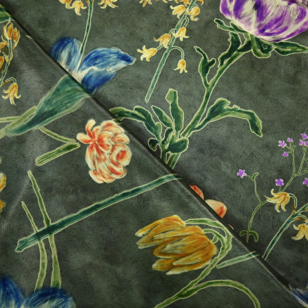 Natural Crepe Digital Print Fabrics