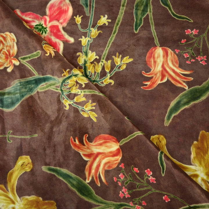 Natural Crepe Digital Print Fabrics