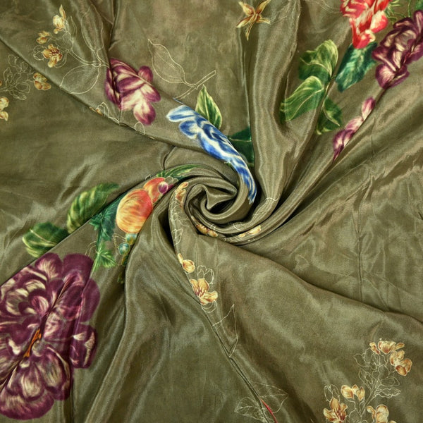 Natural Crepe Digital Print Fabrics