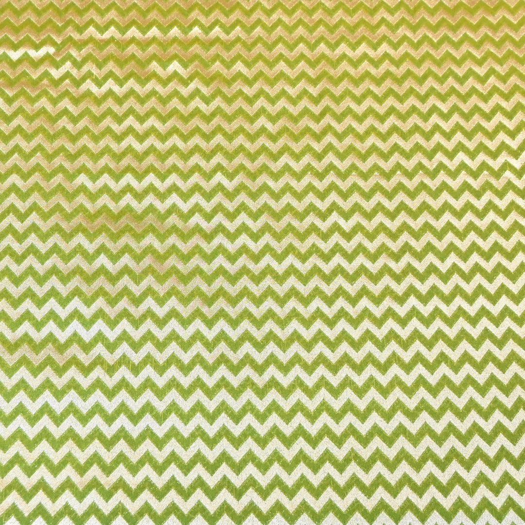 Premium Chanderi Paudi Brocade Jaal Fabric | Designer Fabric | 180000-01