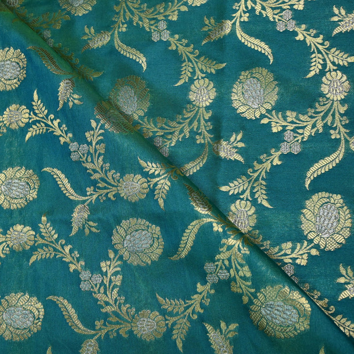 Silk Alfi Zari Brocade Fabric