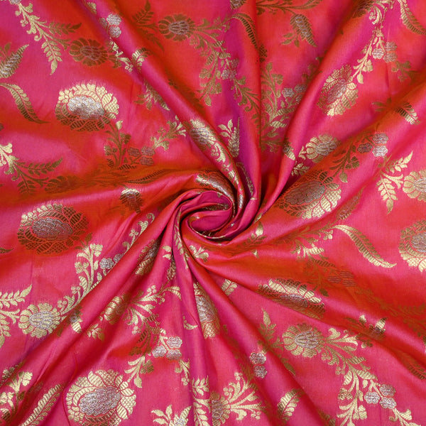 Silk Alfi Zari Brocade Fabric