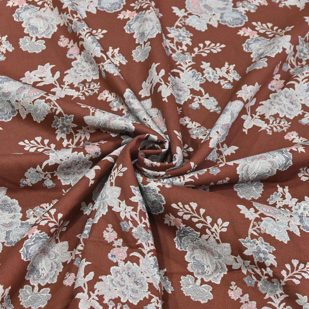 Premium Pashmina Digital Print Fabric | Soft & Luxurious Designer Printed Pashmina Fabric| WIN178-4