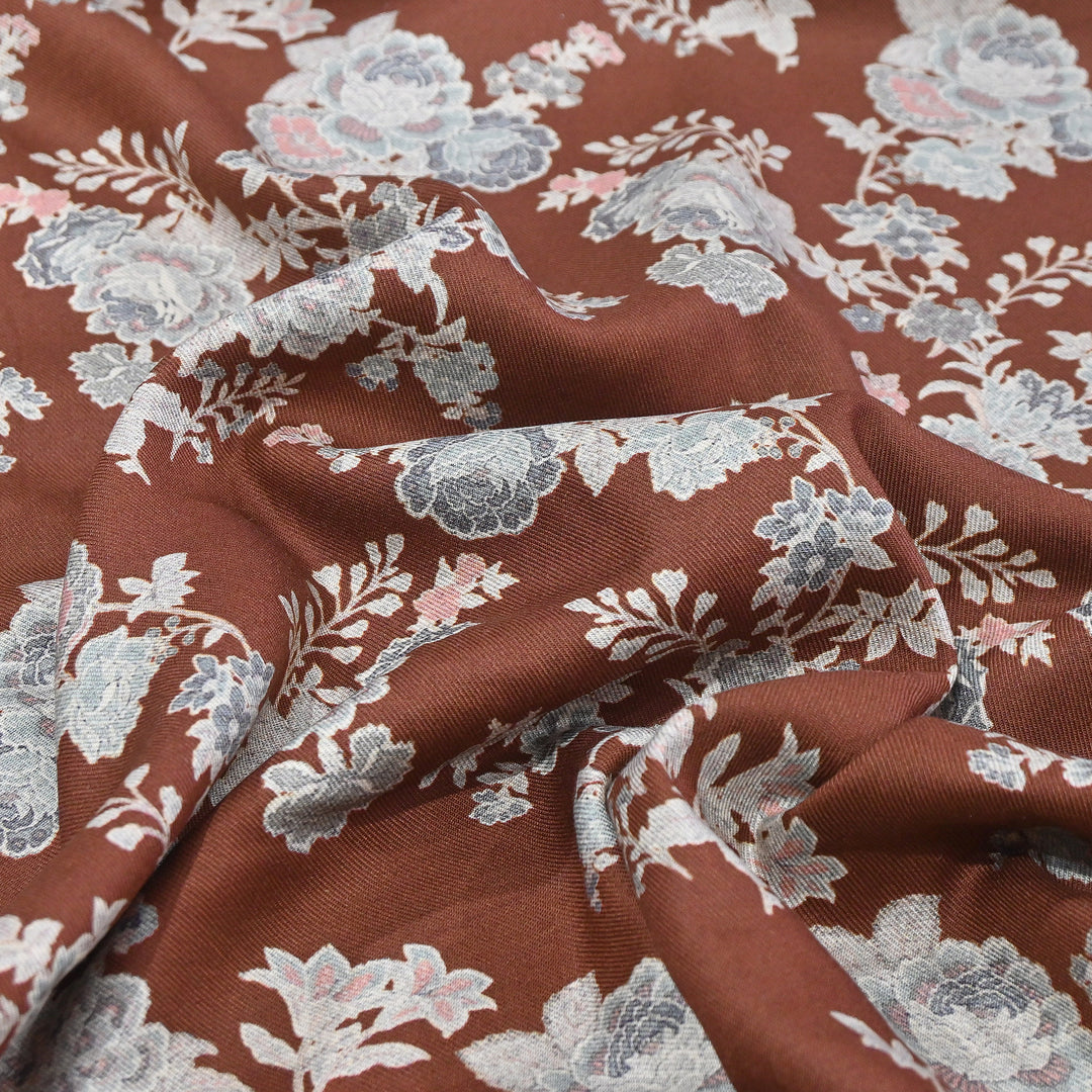 Premium Pashmina Digital Print Fabric | Soft & Luxurious Designer Printed Pashmina Fabric| WIN178-4