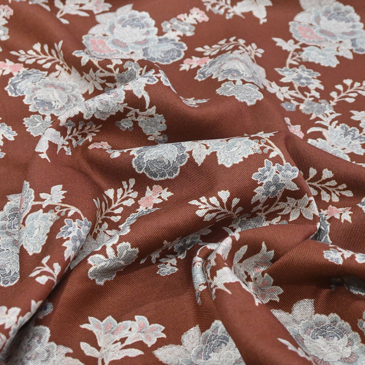 Premium Pashmina Digital Print Fabric | Soft & Luxurious Designer Printed Pashmina Fabric| WIN178-4