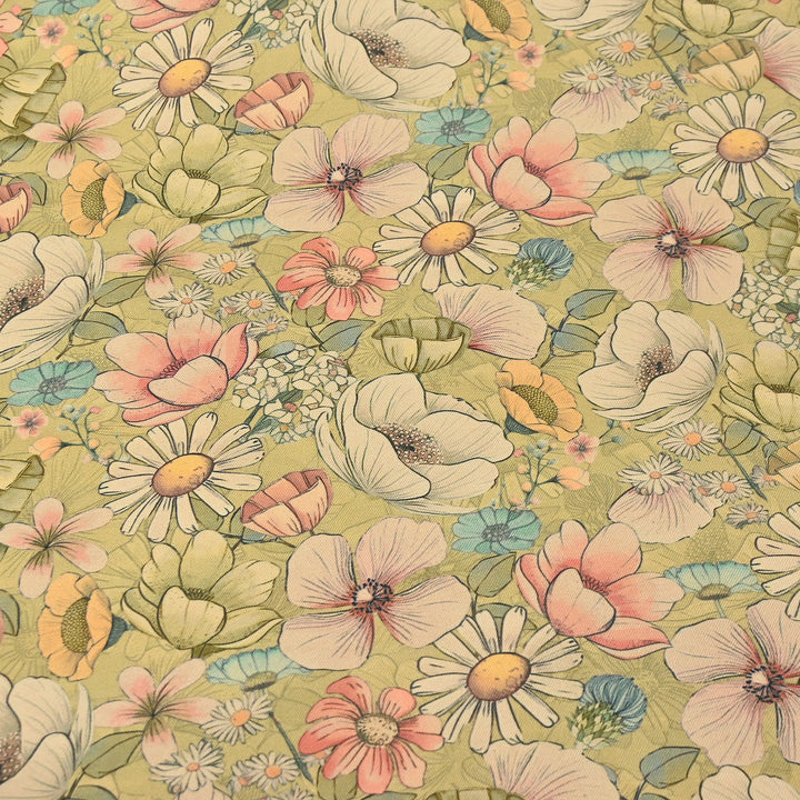 Premium Pashmina Digital Print Fabric | Soft & Luxurious Designer Printed Pashmina Fabric| WIN178-7
