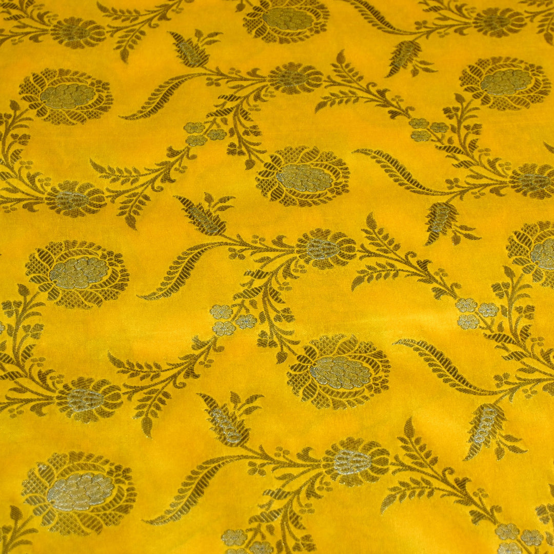 Silk Alfi Zari Brocade Fabric