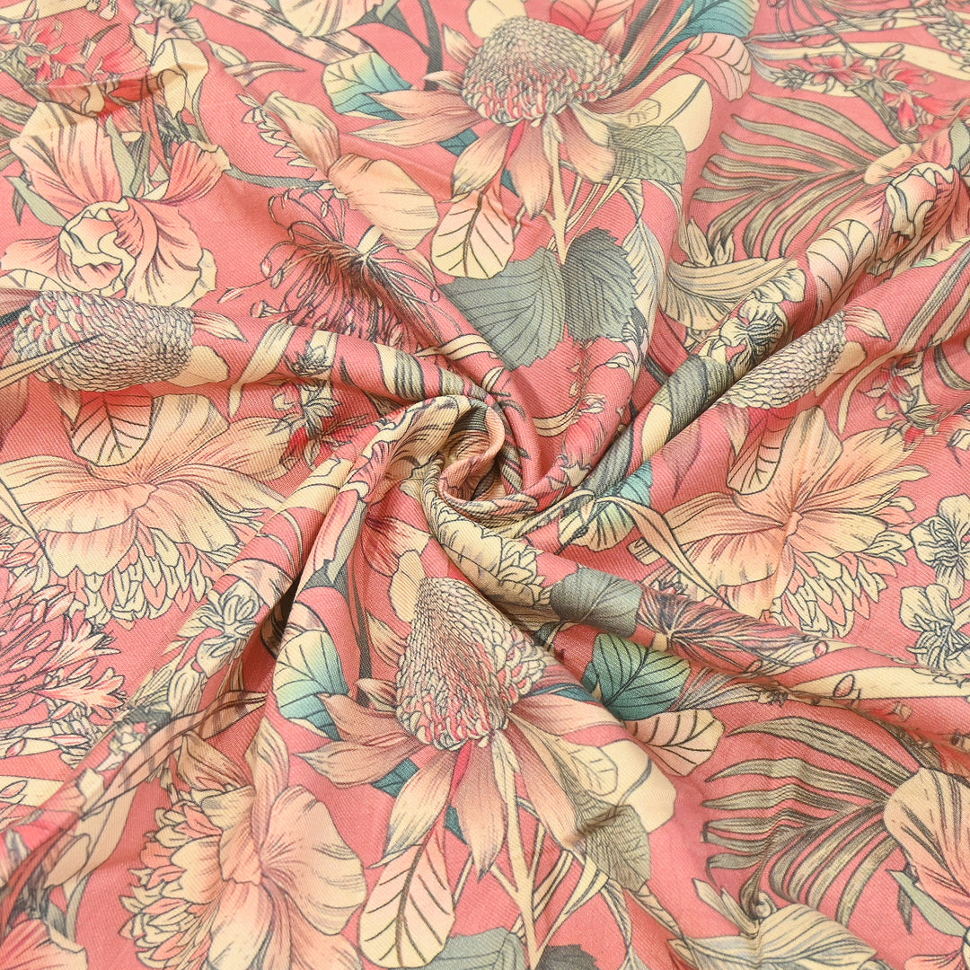 Premium Pashmina Digital Print Fabric | Soft & Luxurious Designer Printed Pashmina Fabric| WIN178-10