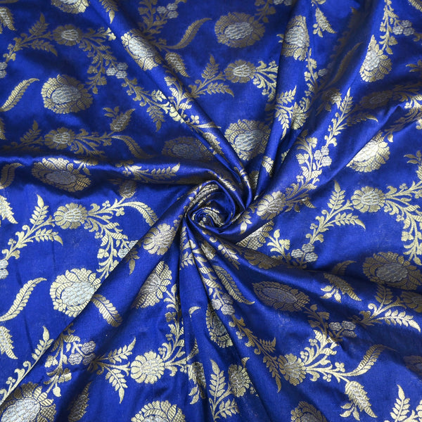Silk Alfi Zari Brocade Fabric