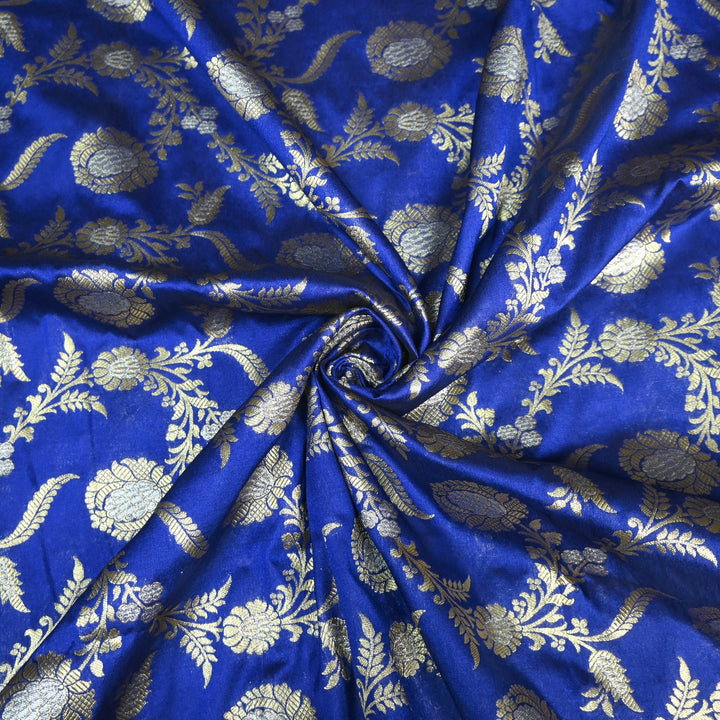 Silk Alfi Zari Brocade Fabric