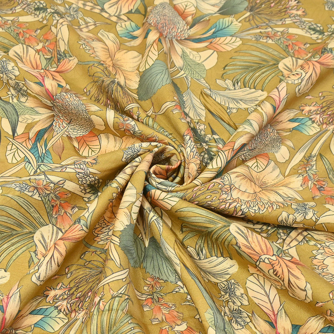 Premium Pashmina Digital Print Fabric | Soft & Luxurious Designer Printed Pashmina Fabric| WIN178-11
