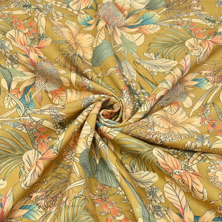 Premium Pashmina Digital Print Fabric | Soft & Luxurious Designer Printed Pashmina Fabric| WIN178-11