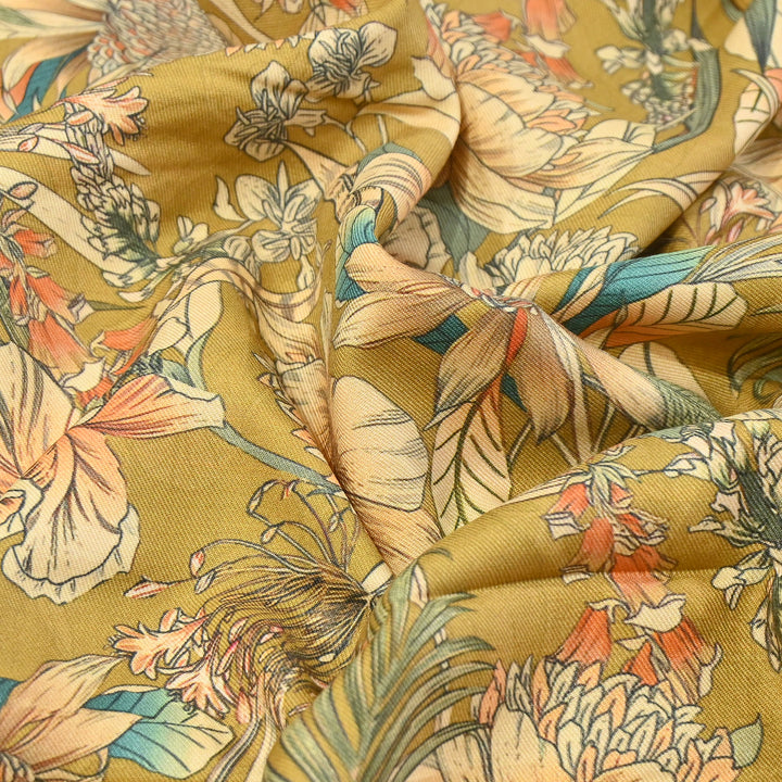 Premium Pashmina Digital Print Fabric | Soft & Luxurious Designer Printed Pashmina Fabric| WIN178-11