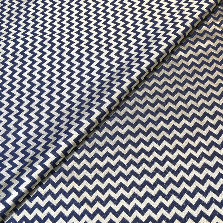 Premium Chanderi Paudi Brocade Jaal Fabric | Designer Fabric | 180000-07