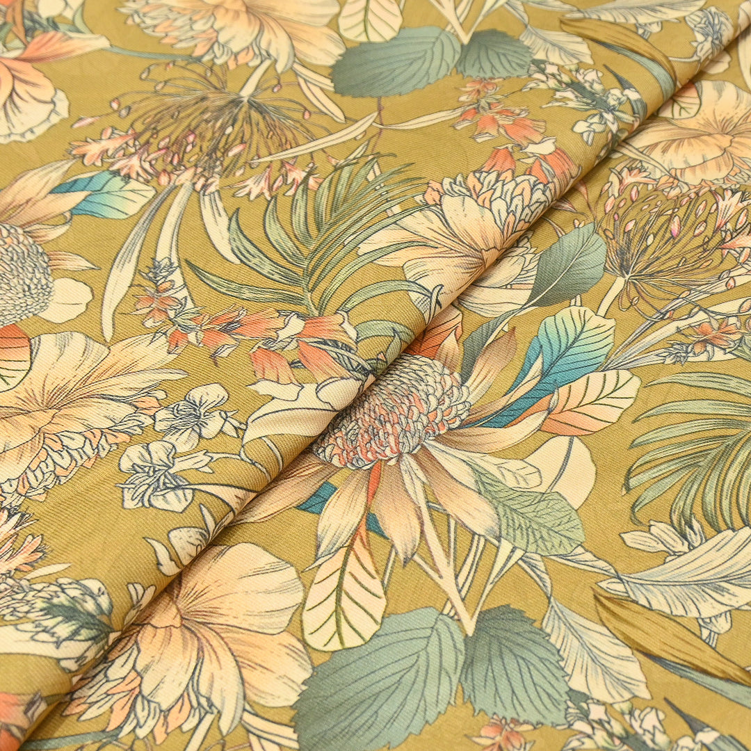 Premium Pashmina Digital Print Fabric | Soft & Luxurious Designer Printed Pashmina Fabric| WIN178-11