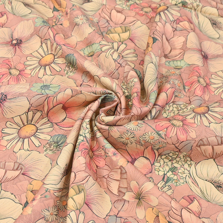 Premium Pashmina Digital Print Fabric | Soft & Luxurious Designer Printed Pashmina Fabric| WIN178-12